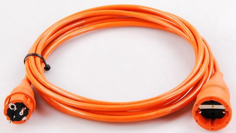 Connectra Verlengleiding H07BQ-F (PUR) 3 G 1,5mm² - 10m - oranje